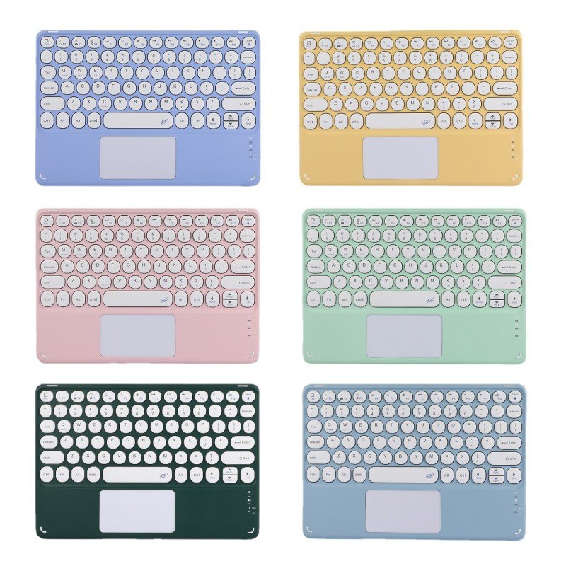custom High Quality Mini New Tablet Wireless Keyboard Laptop Keyboard Mouse Trackpad Case for iPad 10.2 & 10.5 inch