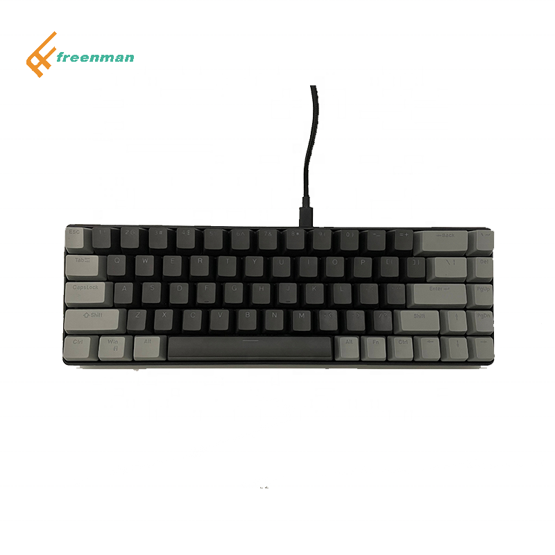 Freenman Mini Size Teclados Hotswap Switch Mechanical 65 Percent Keyboard Wireless F K68 Keyboard Usb ABS RGB Noeby K5 Lot Art