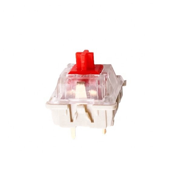 60g Mechanical Keyboard Switch 4mm Travel Over 80000K Cycles Electrical Life Au Alloy Contact 10mA Keyswitch