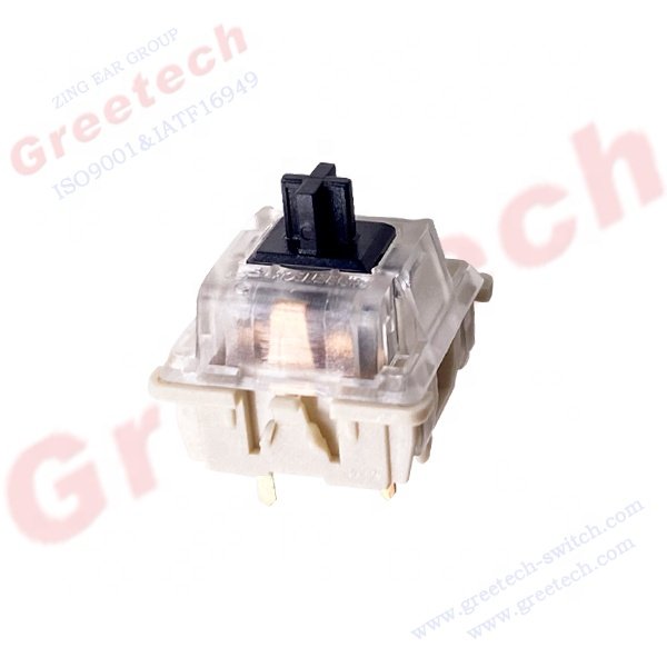 60g Mechanical Keyboard Switch 4mm Travel Over 80000K Cycles Electrical Life Au Alloy Contact 10mA Keyswitch