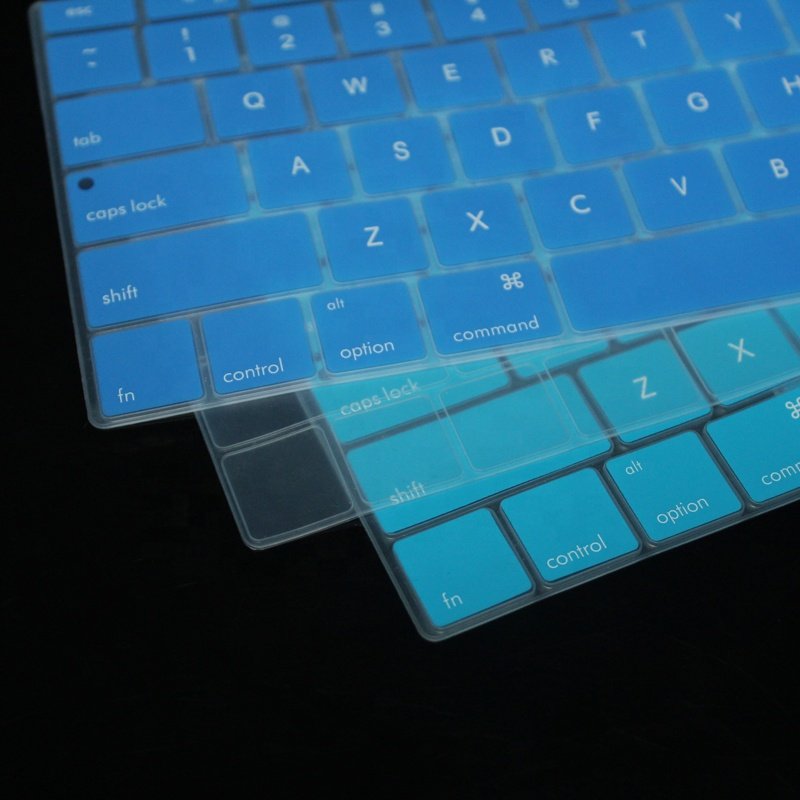 US version dustproof custom laptop skin protector silicone keyboard cover