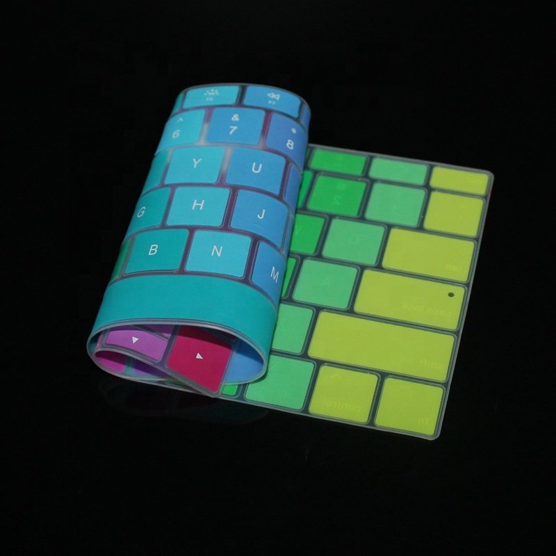 US version dustproof custom laptop skin protector silicone keyboard cover