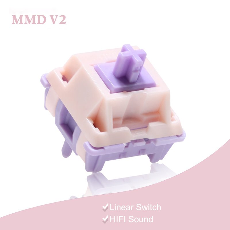 MMD Princess Linear V2 Switch Factory Lubed Edition Mechanical Keyboard Switch