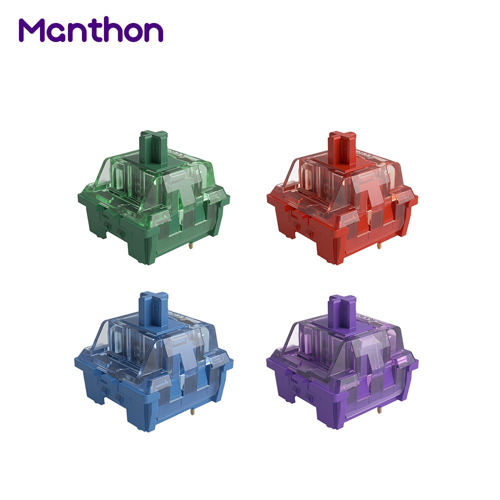 AKKO 45pcs CS Ocean Blue Radiant Rose Red Matcha Green Vintage White Lavender Purple Mechanical Keyboard Switch