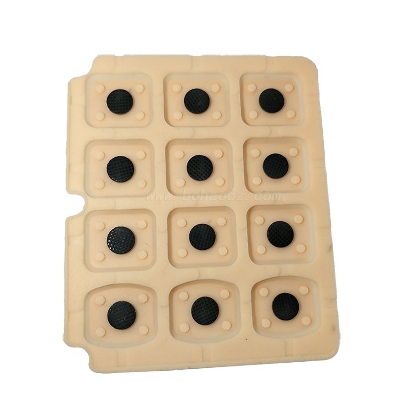 Keyboard Mat Silicon Panel Silicone Pad Abxy Rubber Pads Switch Keypad Customized Overmolded Molding Printing Silicone Keypad