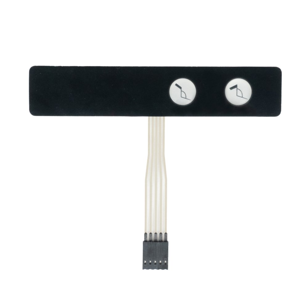 Custom Waterproof Flat PET Flex Cable Membrane Switch Backlighting PCBA Capacitive Touch Non-Tactile Keycaps Medical Keyboard