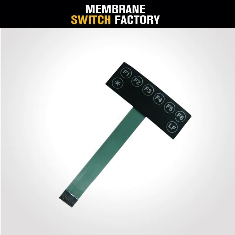 Customized home application matrix membrane numeric circuit switch keyboard