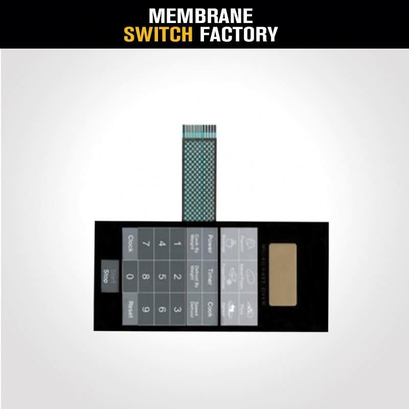 Customized home application matrix membrane numeric circuit switch keyboard