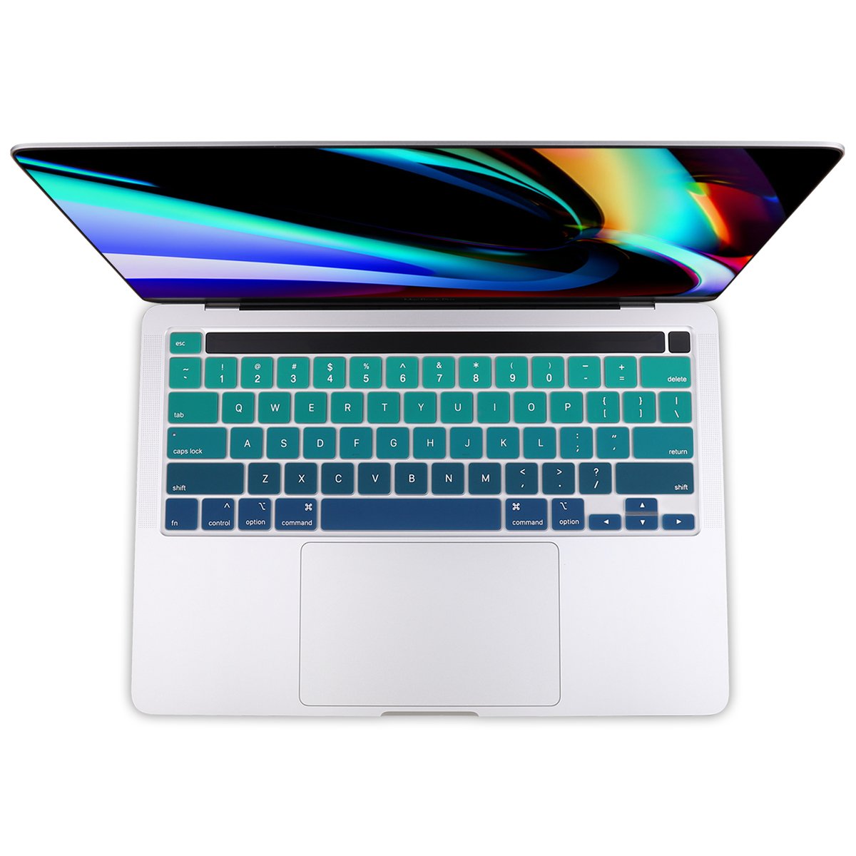 US English Key Hole Soft Silicone Rubber Keyboard Cover For Macbook Pro 13 16 A2251 A2141 A2289 A2338 A2141