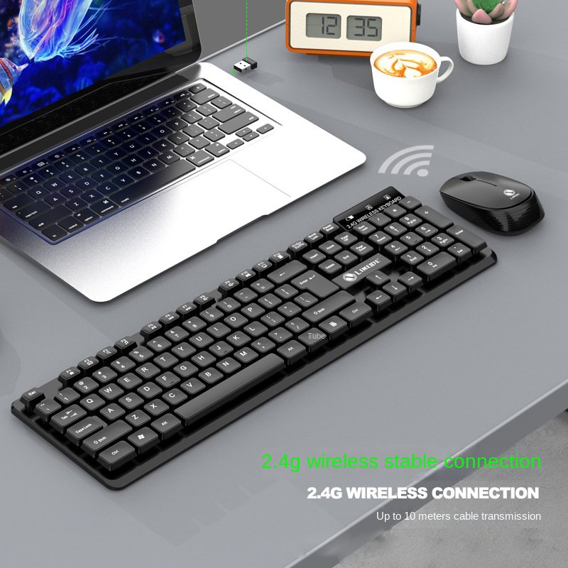 2.4G Wireless RGB Full Rgb Hot Swappable Mechanical Gaming Keyboard and Mouse Combo with Bluetooth Connections in Stock