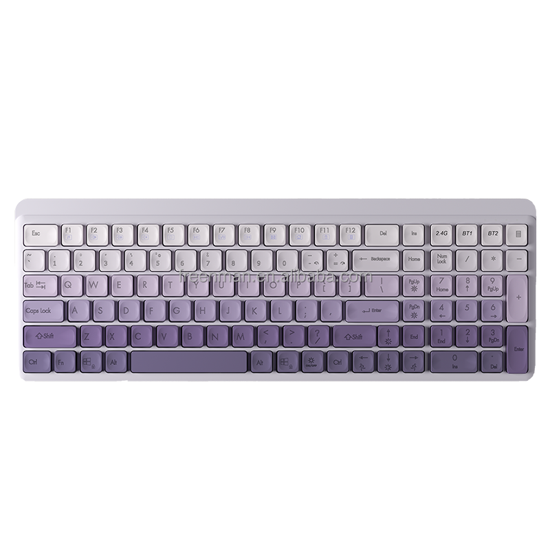 2024 Ultra-Thin High-End Office Keyboard with Silient Switch LED Backlit Wired and Wireless USB Interface New for PC & Laptop