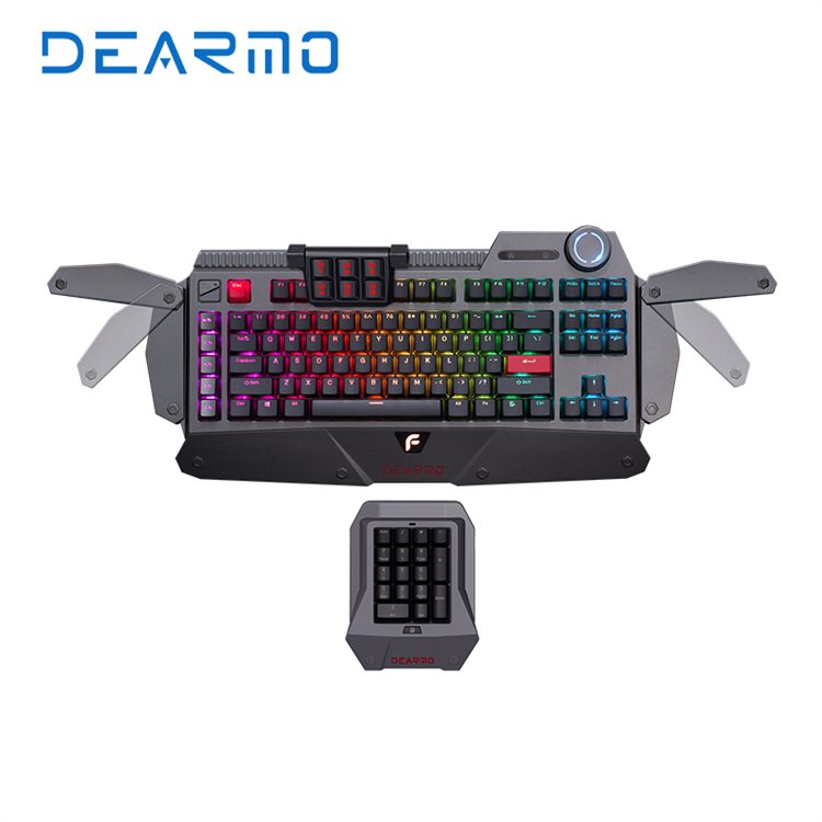 DEARMO F4 Hot Selling Rgb Backlit 116 Keys Gaming Mechanical Keyboard