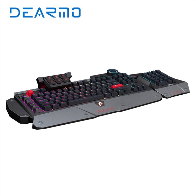 DEARMO F4 Hot Selling Rgb Backlit 116 Keys Gaming Mechanical Keyboard