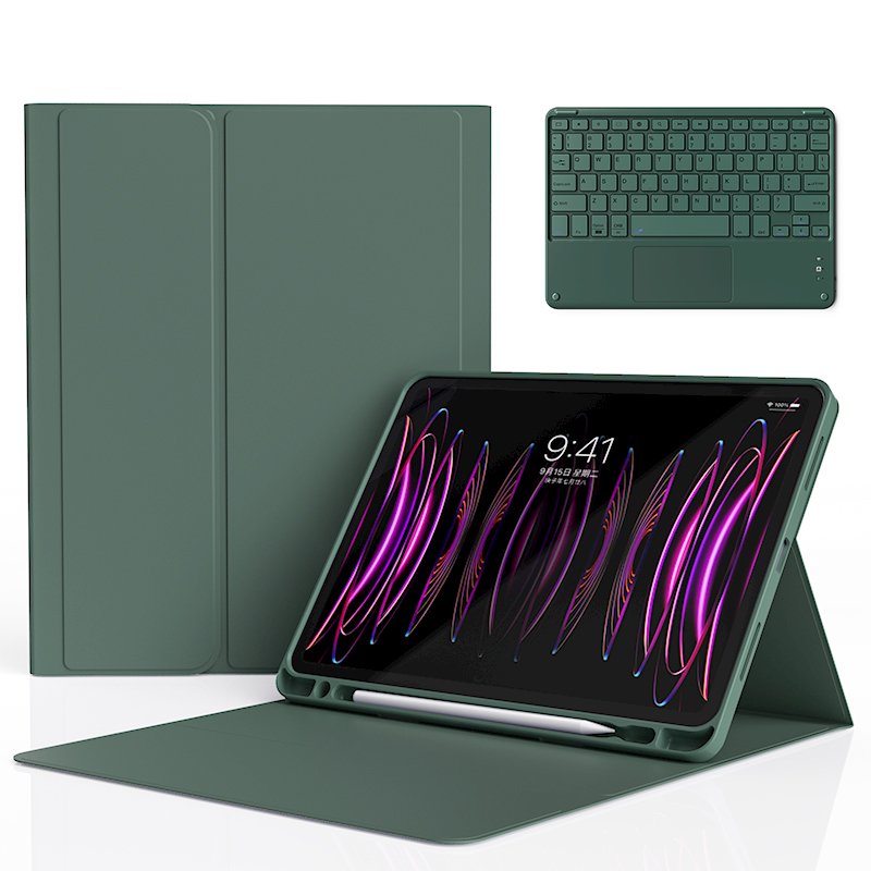 Official Original BT Tablet Keyboard Case For apple ipad pro 12.9 2024 , Magnetic Leather Cover Case With Keyboard For ipad 102