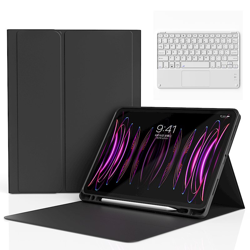 Official Original BT Tablet Keyboard Case For apple ipad pro 12.9 2024 , Magnetic Leather Cover Case With Keyboard For ipad 102