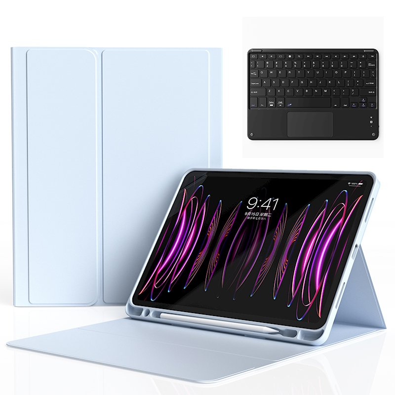 Official Original BT Tablet Keyboard Case For apple ipad pro 12.9 2024 , Magnetic Leather Cover Case With Keyboard For ipad 102
