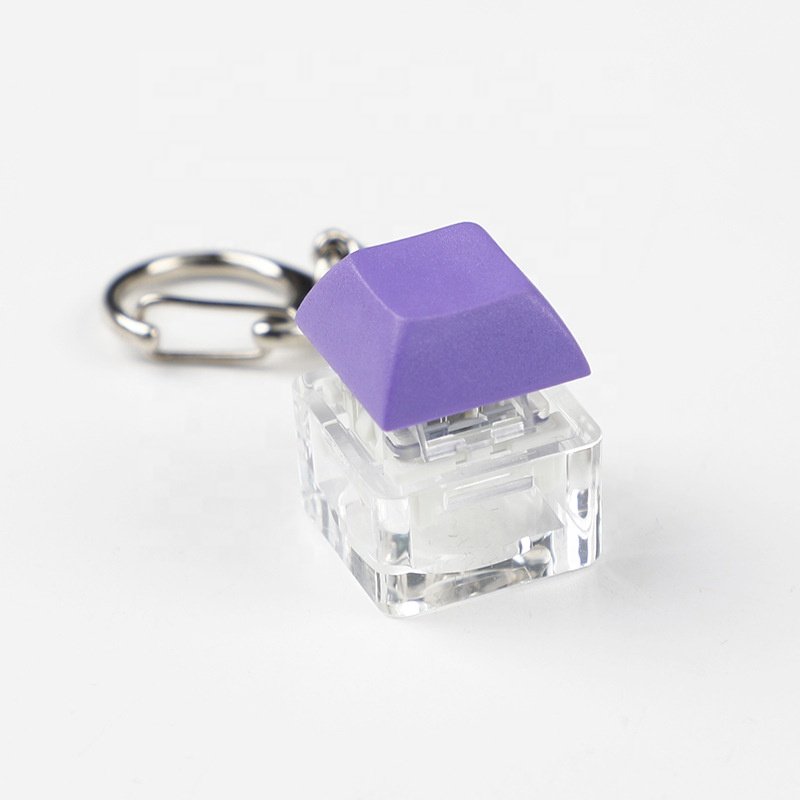 Custom Finger Decompression Toy Keycap Keychain Mechanical Keyboard Tactile Keycap Switch Tester Colorful Keychain Fidget Toys