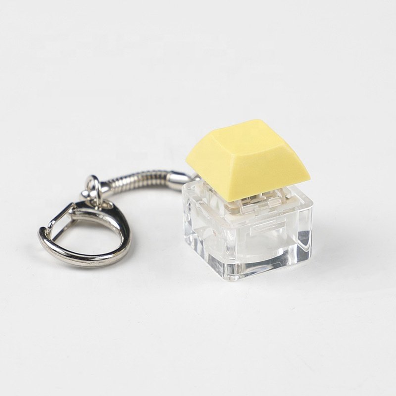 Custom Finger Decompression Toy Keycap Keychain Mechanical Keyboard Tactile Keycap Switch Tester Colorful Keychain Fidget Toys