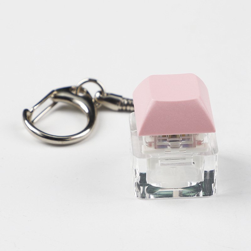Custom Finger Decompression Toy Keycap Keychain Mechanical Keyboard Tactile Keycap Switch Tester Colorful Keychain Fidget Toys
