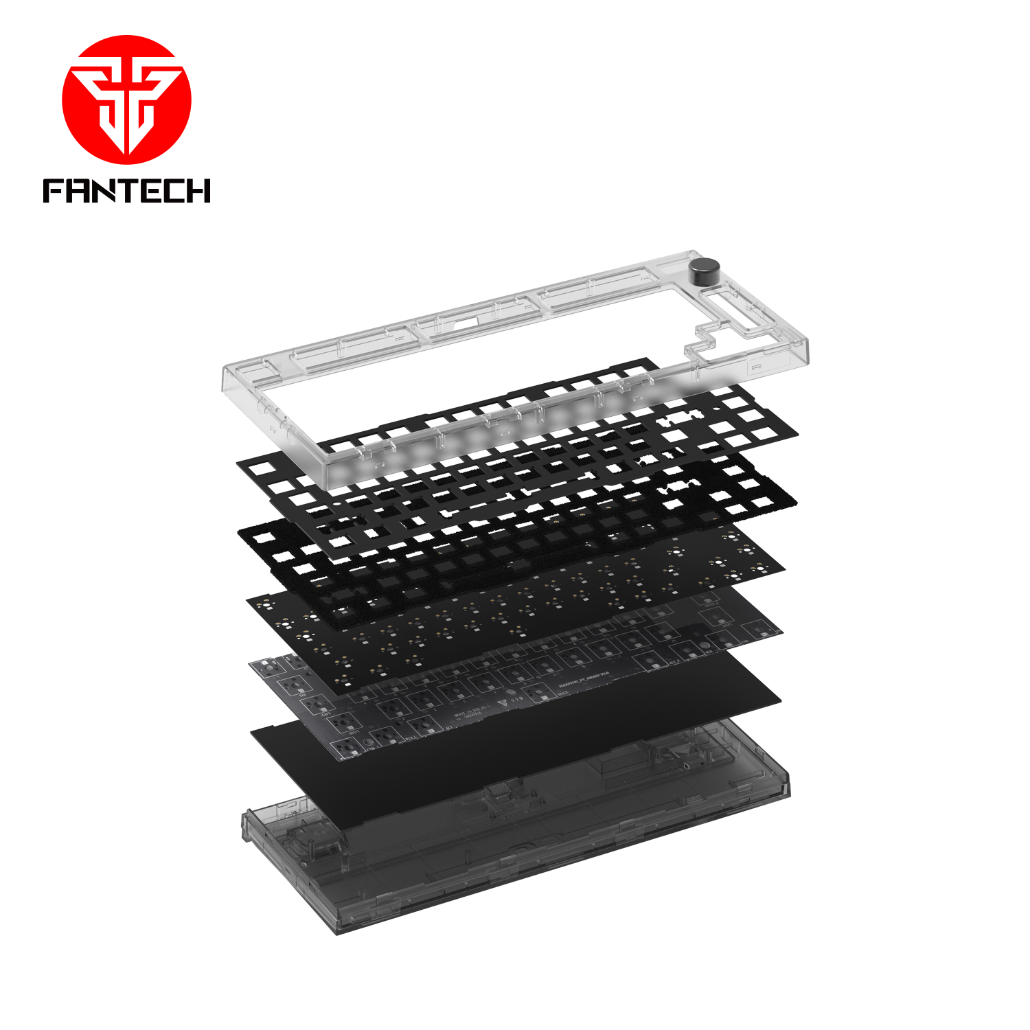 FANTECH MK910 Barebone RGB Hot-Swaple Mechanical Keyboard MAXPFIT61 75% Dual Mode Gaming Keyboard