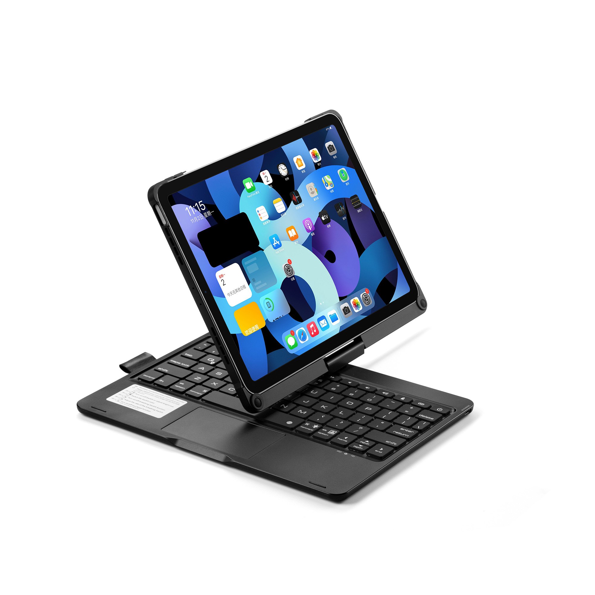 Wireless Bt Smart Trackpad Keyboard Magnetic Magic Keyboard For Ipad Air 4/5th Generation / Ipad Pro 11 Inch 2nd Gen