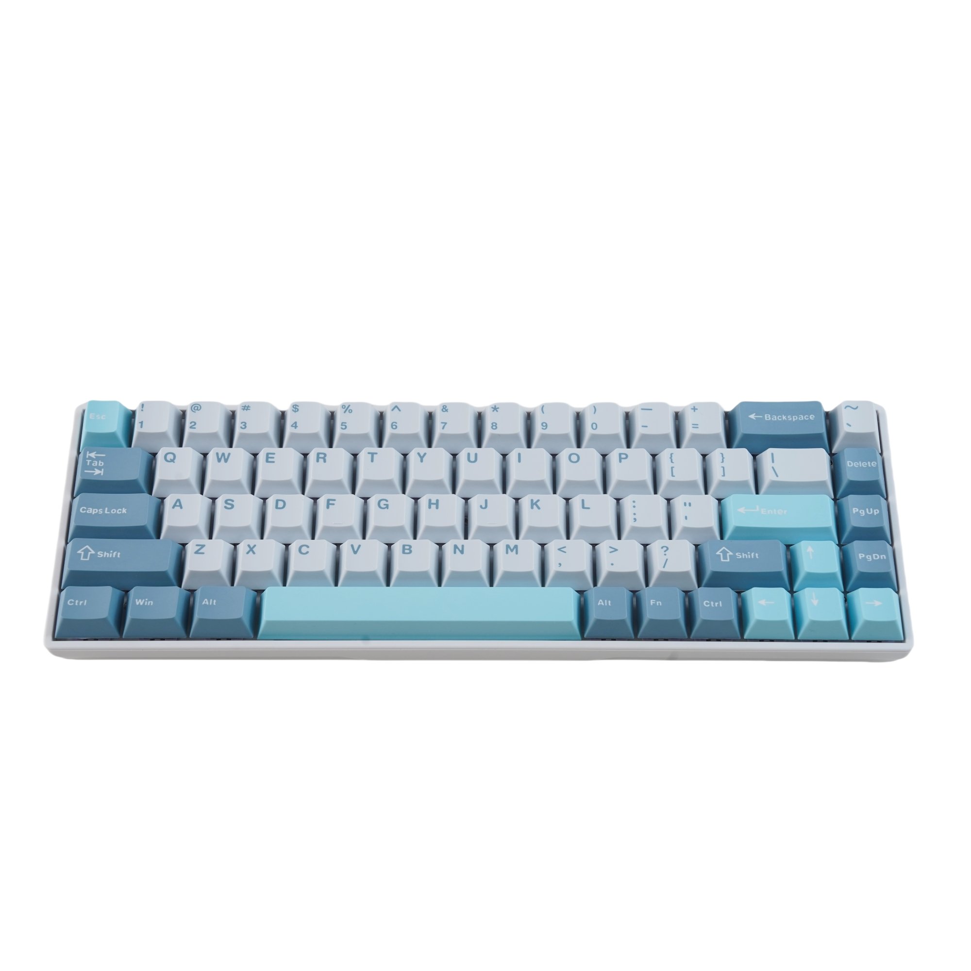 Portable 65% Mechanical Gaming Keyboard LED Backlit Compact 68 Keys Mini Wireless Keyboard with Red Switch for Windows/Mac