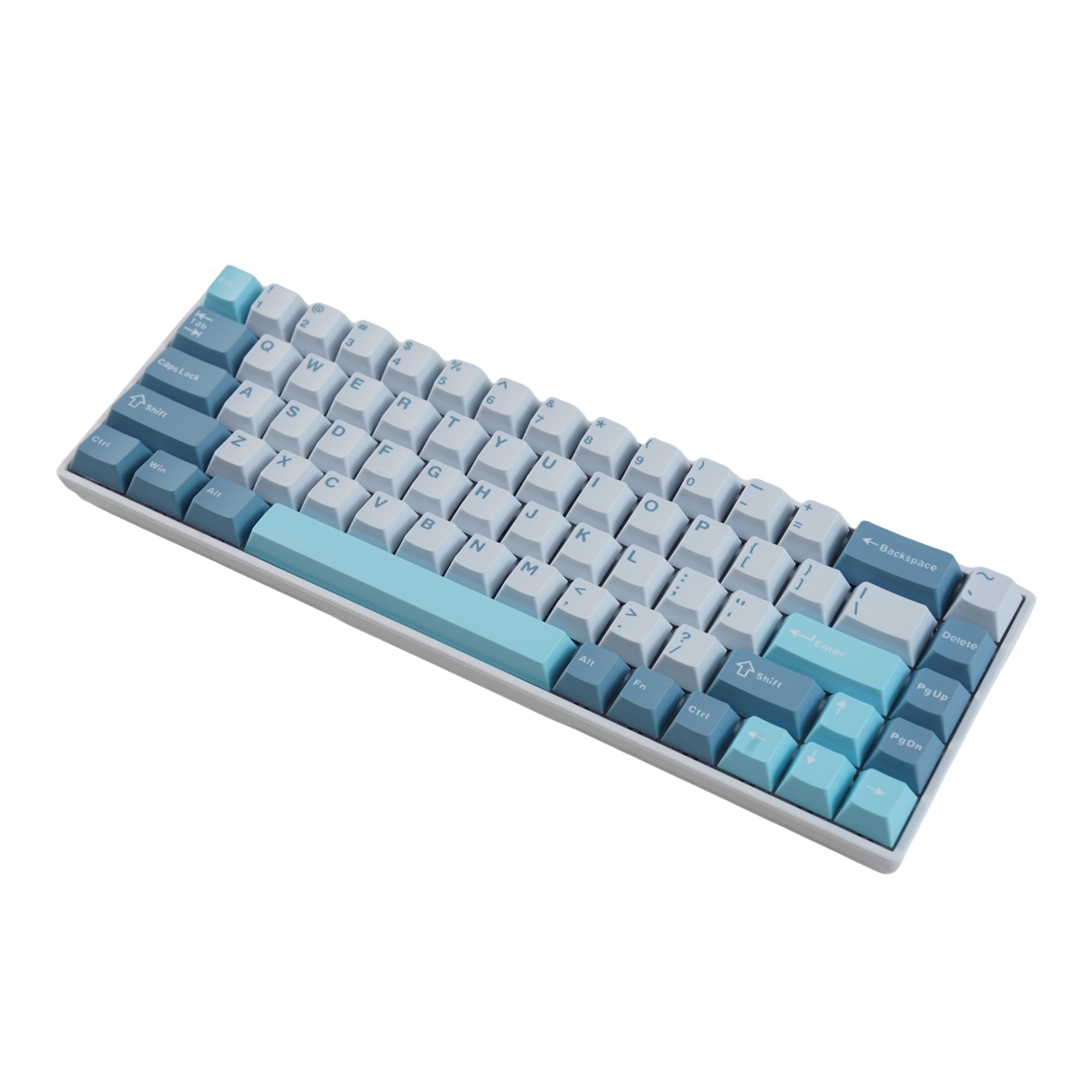 Portable 65% Mechanical Gaming Keyboard LED Backlit Compact 68 Keys Mini Wireless Keyboard with Red Switch for Windows/Mac