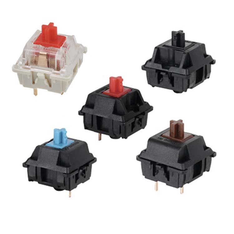 Free Sample CE RoHS PCB 61 T1 4mm Small SMT LED RGB Brown Red Blue Gaming Mechanical Keyboard Key Microswitch Micro Switch