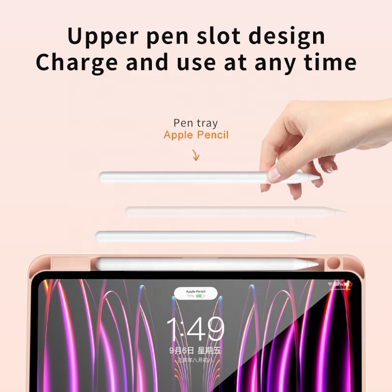 iFacemall Factory Wireless Magnetic Tablet Keyboard Case Cover for iPad Pro Air 10.9 11inch 2022 2020 2018 Air 4/5/6th 1/2/3/4th