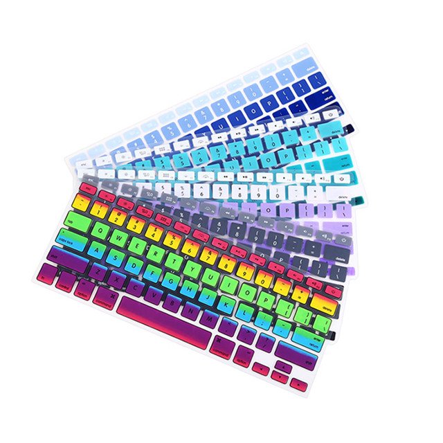 Silicon Cover Laptop Keyboard Protection Arabic Keyboard Cover Custom Language Waterproof Silicone Opp Bag Stock Dongrong 1MM