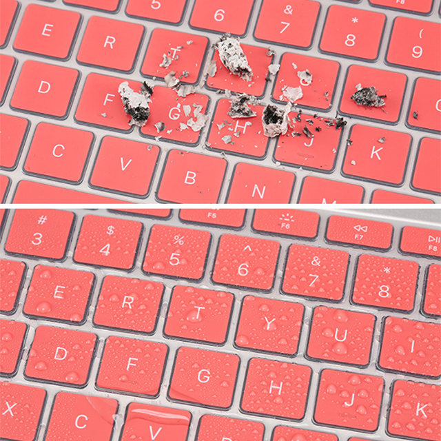 Silicon Cover Laptop Keyboard Protection Arabic Keyboard Cover Custom Language Waterproof Silicone Opp Bag Stock Dongrong 1MM