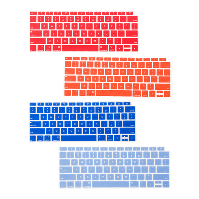Silicon Cover Laptop Keyboard Protection Arabic Keyboard Cover Custom Language Waterproof Silicone Opp Bag Stock Dongrong 1MM