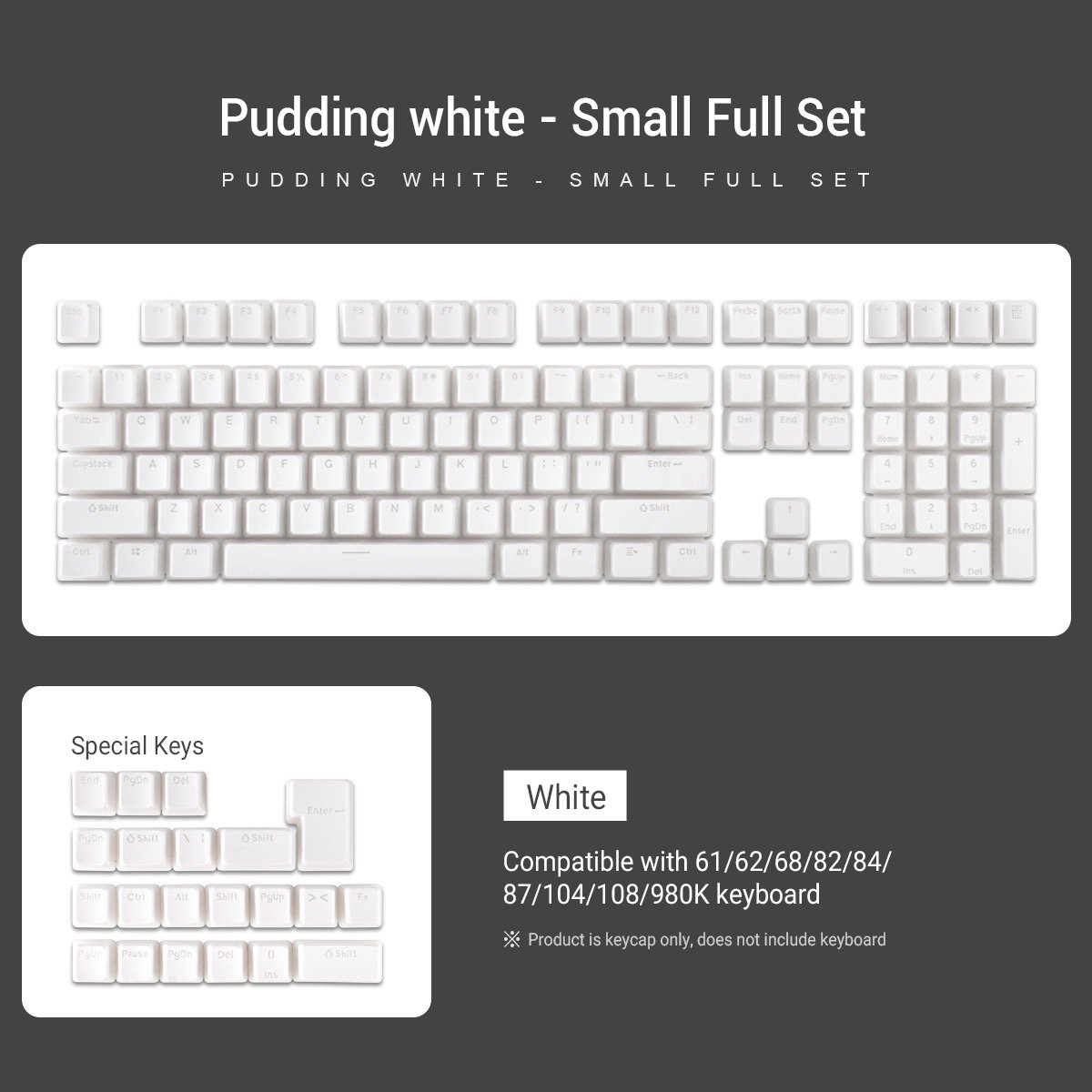 129 Keys PBT Double Shot Keycap For Mx Switch Mechanical Keyboard Keycap OEM Profile ISO Layout RGB Backlit Pudding Keycaps