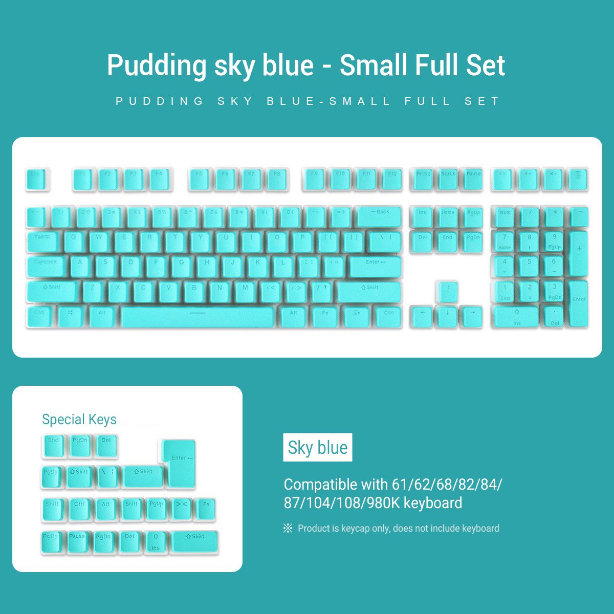 129 Keys PBT Double Shot Keycap For Mx Switch Mechanical Keyboard Keycap OEM Profile ISO Layout RGB Backlit Pudding Keycaps