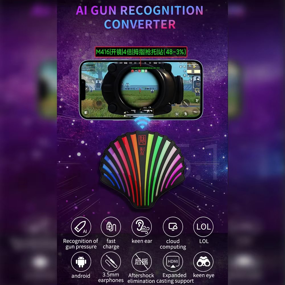 Mobile Game Converter Adapter M4 Transformation Game Controller Adapter Keyboard Mouse Converter Automatic Recognition Adapter