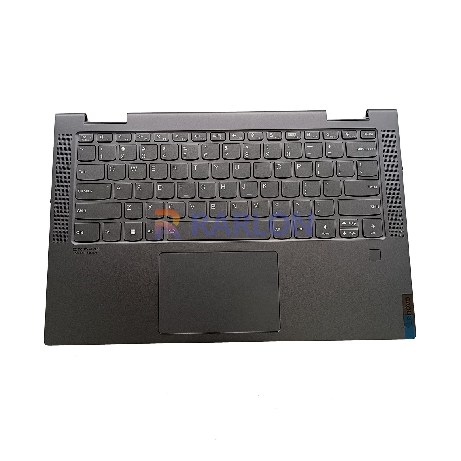 Original new for Lenovo Yoga 7 14ITL5 Palmrest Upper Cover with backlit keyboard & touchpad 5CB1A16224