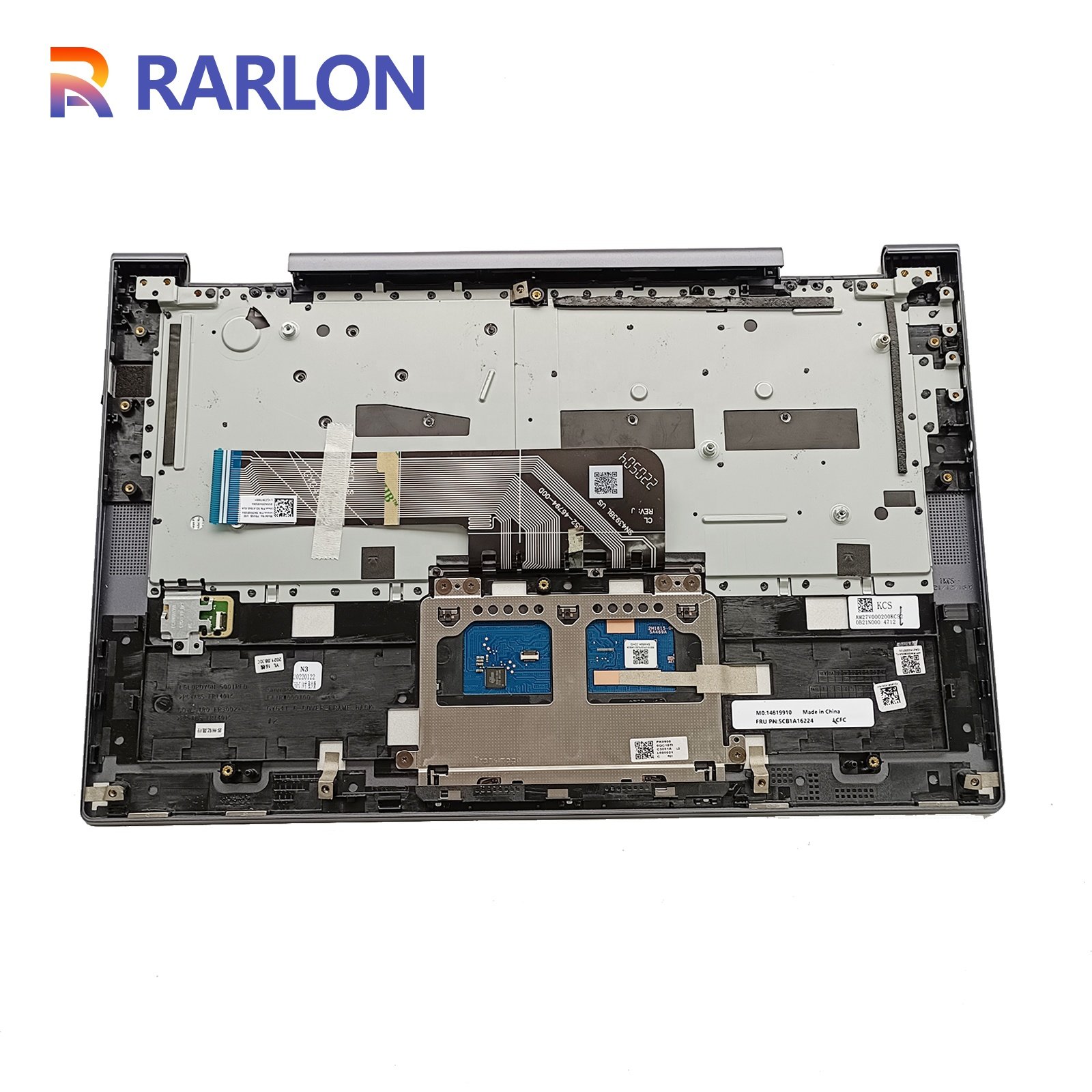Original new for Lenovo Yoga 7 14ITL5 Palmrest Upper Cover with backlit keyboard & touchpad 5CB1A16224