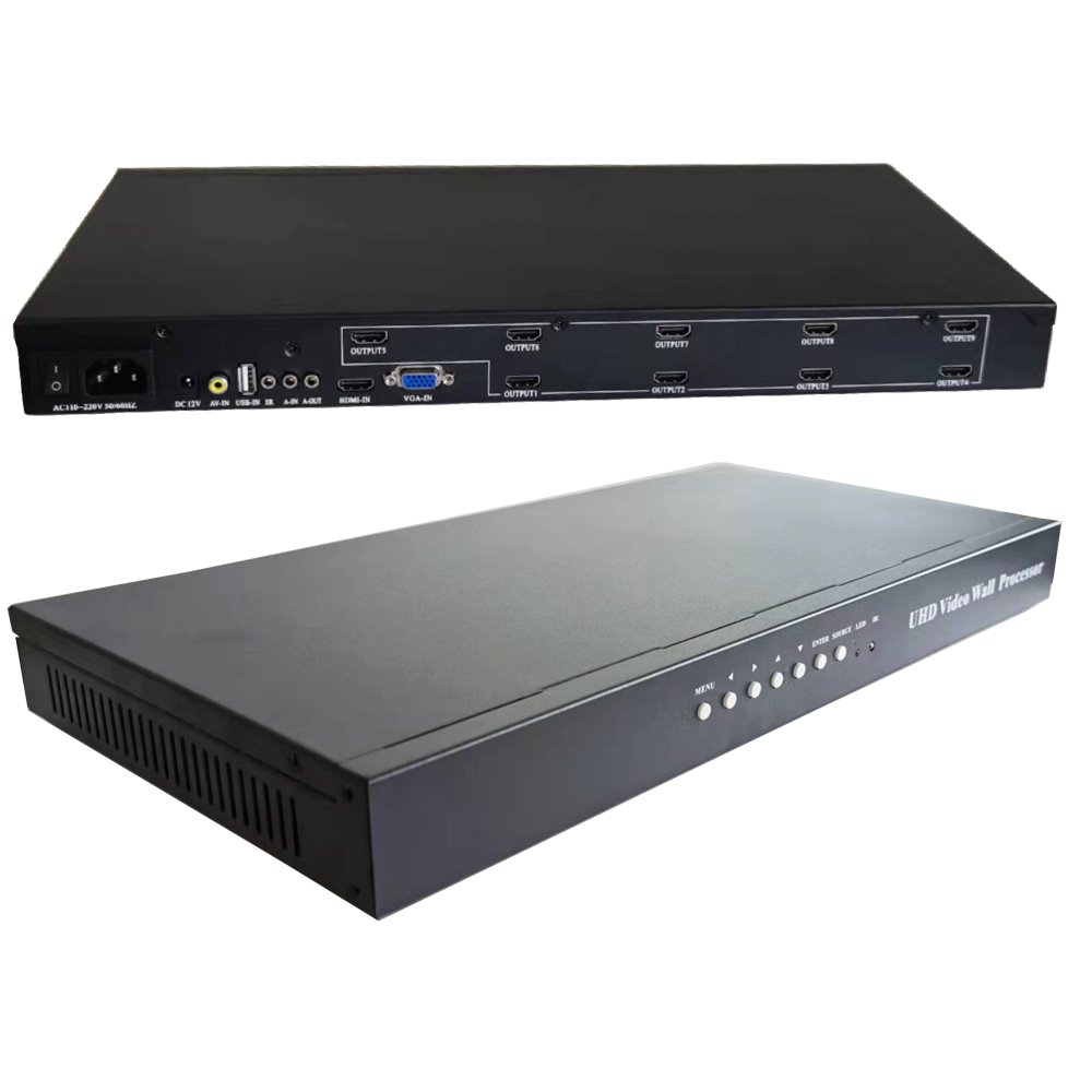 9 tv video wall display controller hd-mi output