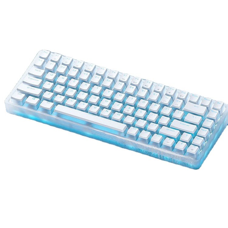 High-precision Parts CNC Machining Service for Custom Multi-Color Anodized Aluminum Coated Keyboard Shell Base part
