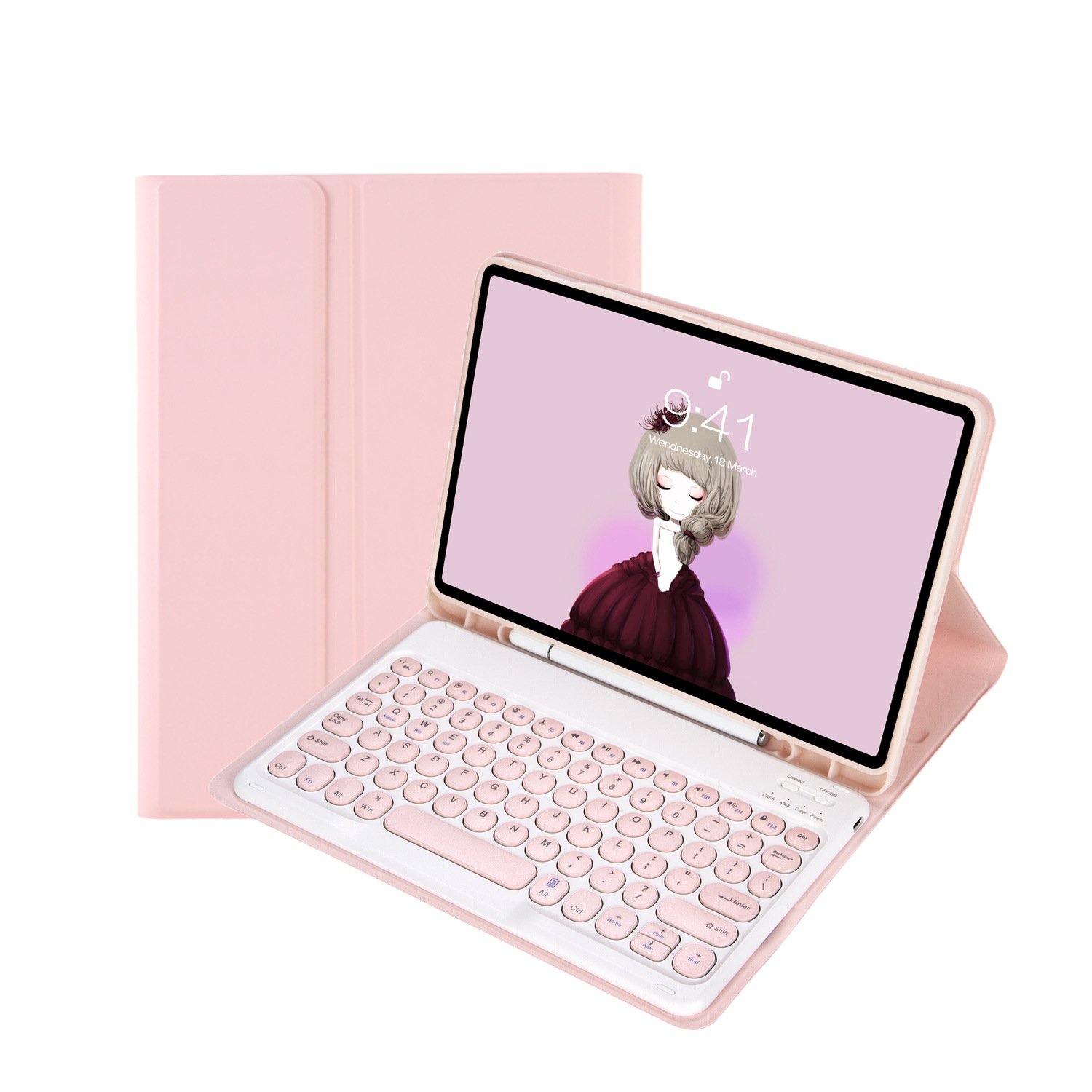 Suitable for the 10th generation circular part cover protector of the 2024 iPad 10.9.7-inch magnetic Bluetooth keyboard, air 5