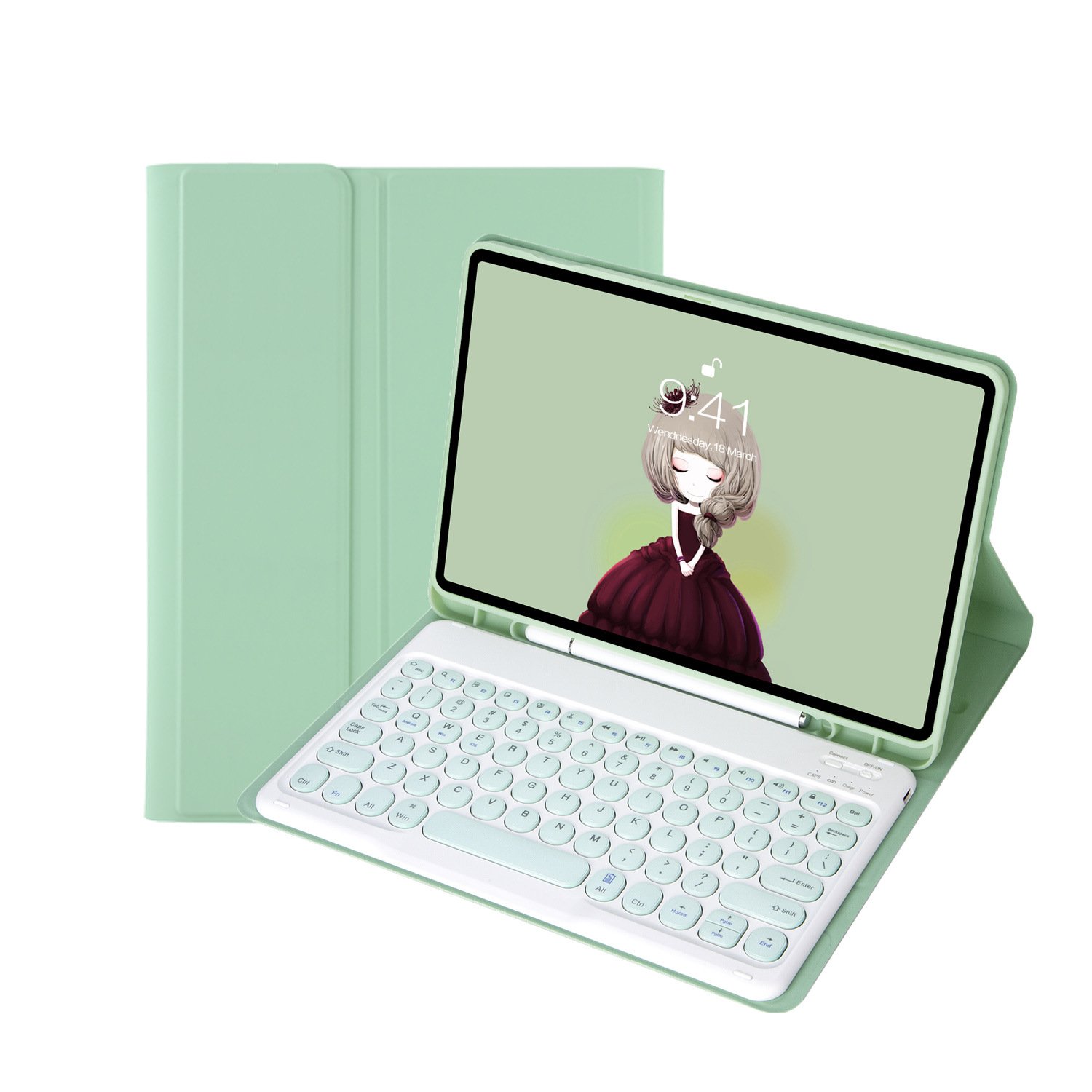 Suitable for the 10th generation circular part cover protector of the 2024 iPad 10.9.7-inch magnetic Bluetooth keyboard, air 5