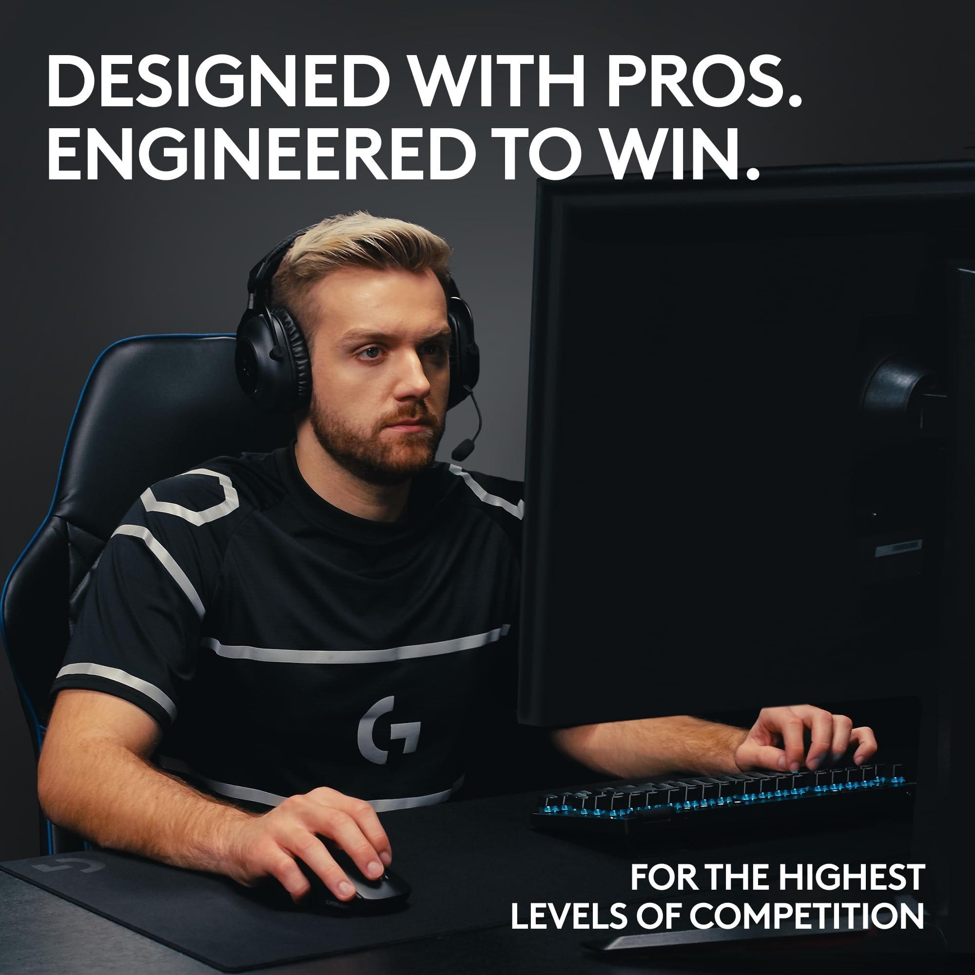 Logitech G PRO X TKL LIGHTSPEED Wireless Gaming Keyboard Red Switch 87Keys LIGHTSYNC RGB PBT Keycaps Keyboard Black