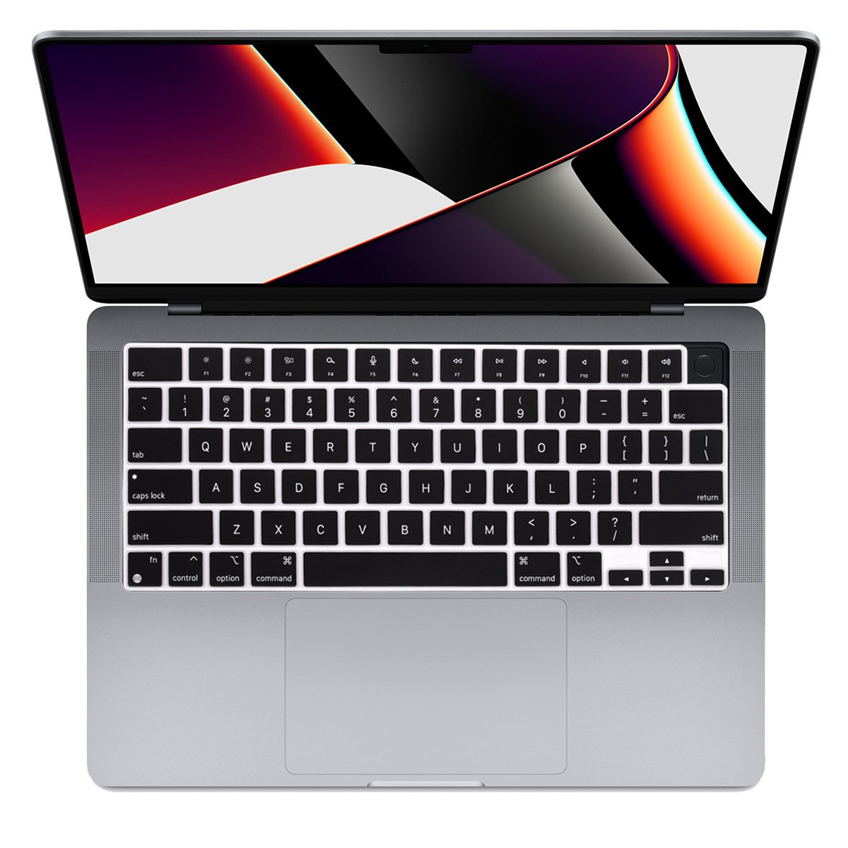 With Macbook Pro 14/16 Silicone Keyboard Cover Keyboard Skin 13.6 Inch Inch M1 for Macbook Air M2 A2681 2022 & Compatible with