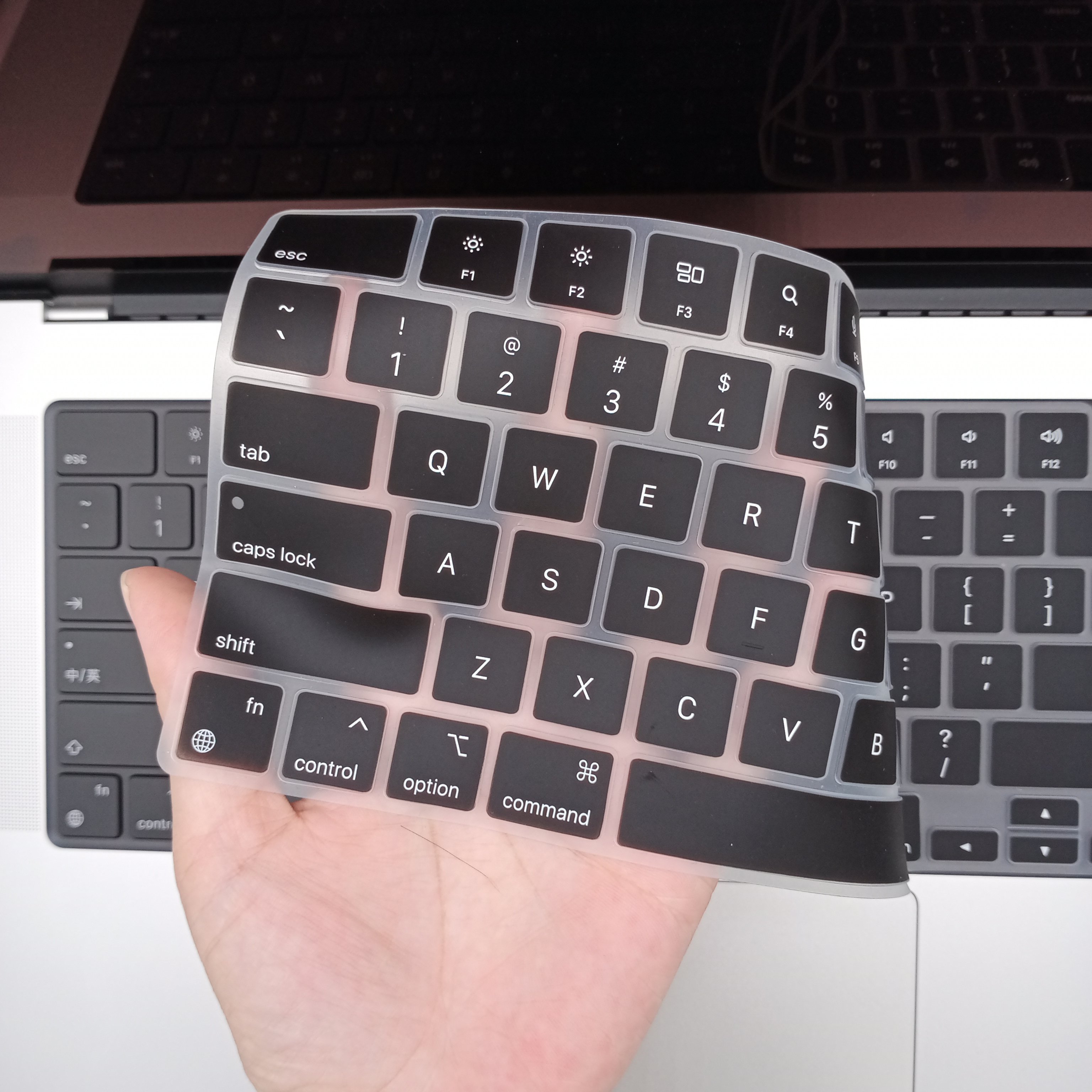With Macbook Pro 14/16 Silicone Keyboard Cover Keyboard Skin 13.6 Inch Inch M1 for Macbook Air M2 A2681 2022 & Compatible with