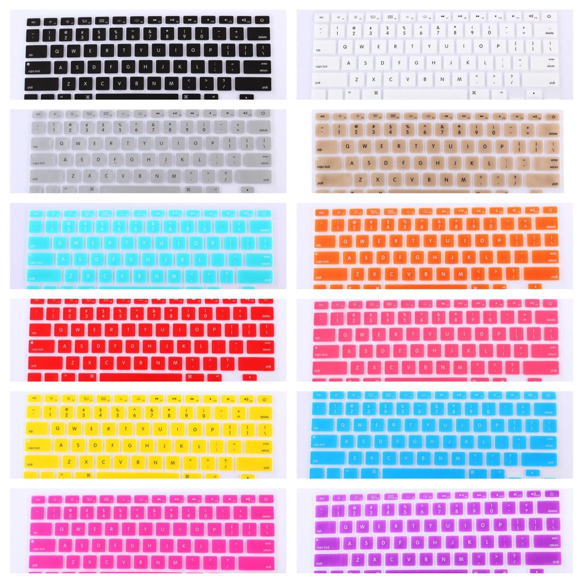 With Macbook Pro 14/16 Silicone Keyboard Cover Keyboard Skin 13.6 Inch Inch M1 for Macbook Air M2 A2681 2022 & Compatible with