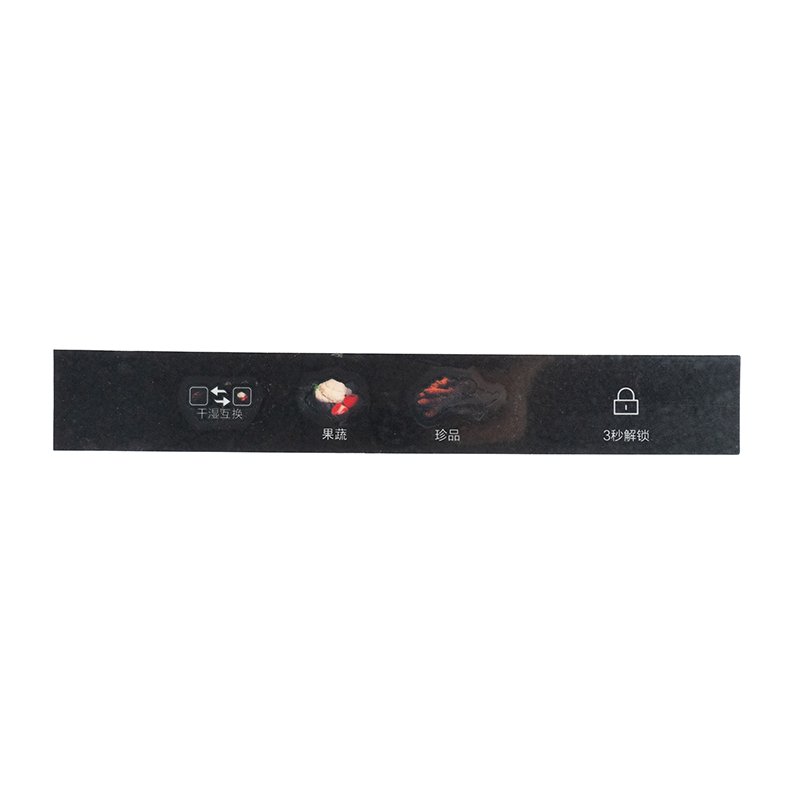 Custom Designed Lexan PC Label Sticker Low MOQ Membrane Button Keypad Keyboard Switch LED Illuminated Key Pad Graphic Overlay