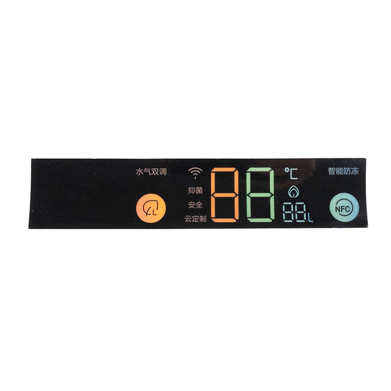 Custom Designed Lexan PC Label Sticker Low MOQ Membrane Button Keypad Keyboard Switch LED Illuminated Key Pad Graphic Overlay