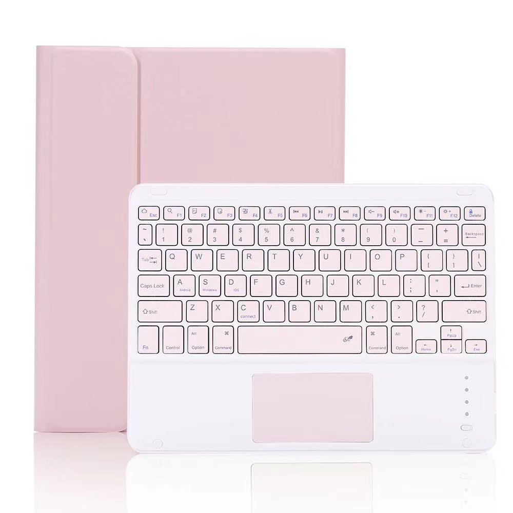 Smart 10.9-Inch PU Leather Case for iPad Air 4 2020 Model Wireless Keyboard Cover for iPad Air 4 Features Smart Technology