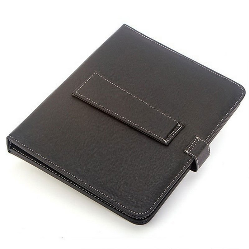 7 Inch 8 Inch 10 inch keyboard leather cover case solid drop resistance V8 USB keyboard Table Flip Leather Case