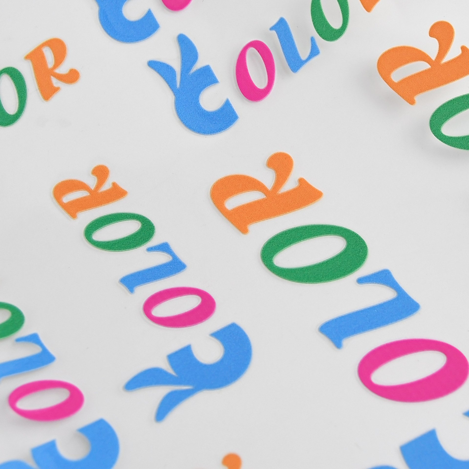 Custom Transfer Printing Logo Decal Image Newest Printed 3D UV Transferable Labels For Cosmetic Sticker
